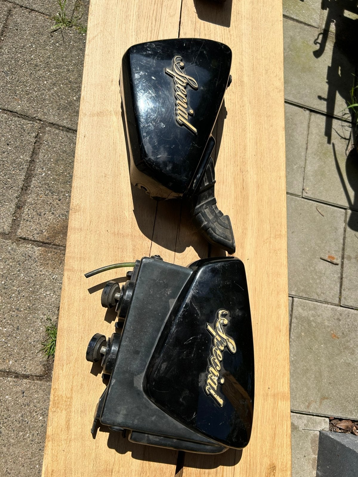 Yamaha XV750SE zijkappen ( luchtfilter en accu zijde ), Motoren, Ophalen of Verzenden, Gebruikt