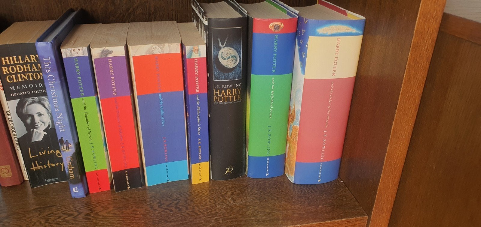 Harry Potter boeken serie - set van 8 boeken, Verzamelen, Harry Potter, Ophalen of Verzenden, Zo goed als nieuw, Boek of Poster