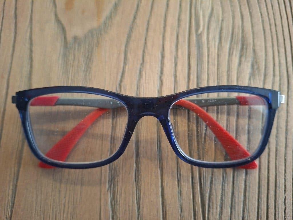 Ray-Ban Junior kindermontuur (RY1549) 46/16 125–Blauw/Rood, Overige typen, Gebruikt, Blauw, Diverse merken