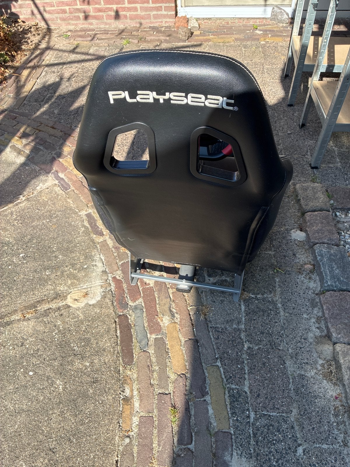 Playseat met Thrustmaster Ferrari 458 Spider racestuur, Ophalen, Overige merken, Gebruikt
