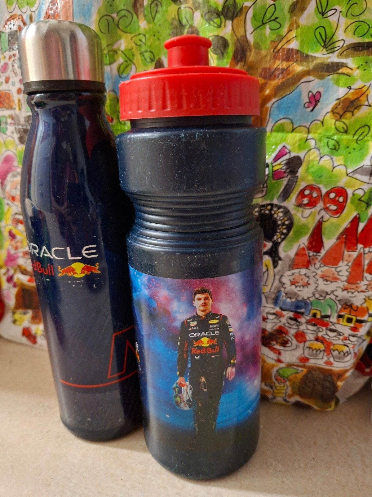 gratis max verstappen thermosbeker bidon oracle red bull, Ophalen of Verzenden, Gebruikt