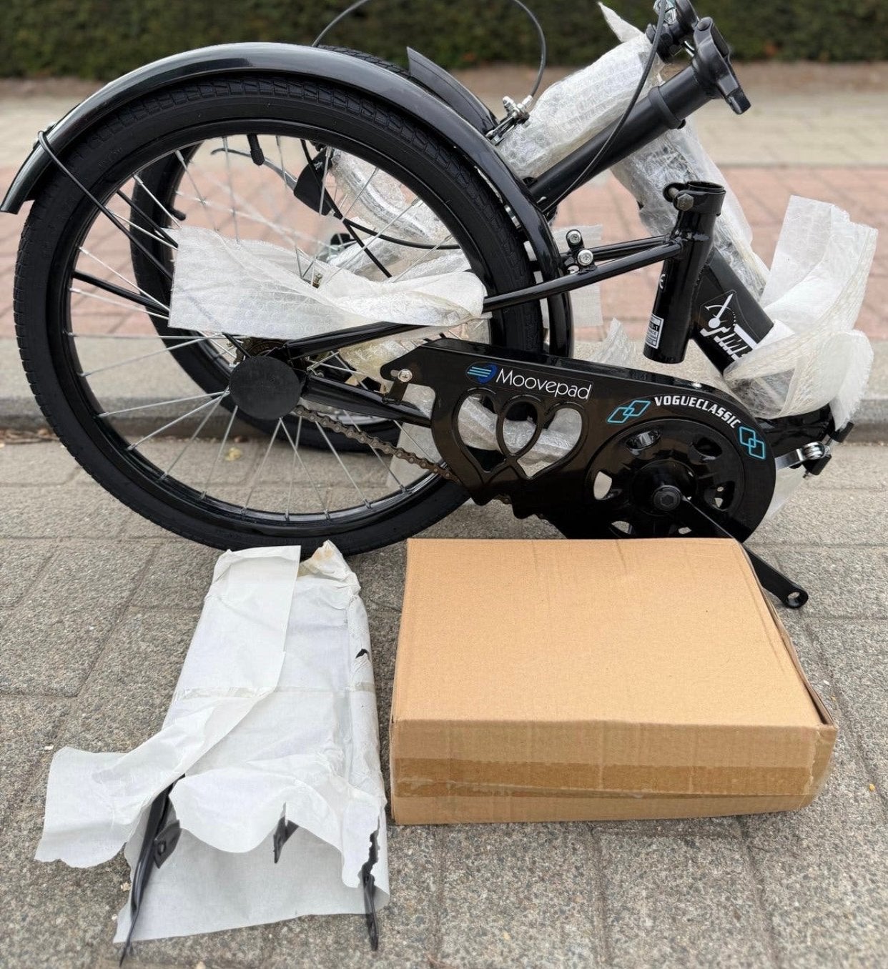 Nieuwe opvouwbare fiets - Vogue Classic Moovepad, Fietsen en Brommers, 20 inch of meer, Velgrem, Nieuw, Totaal opvouwbaar
