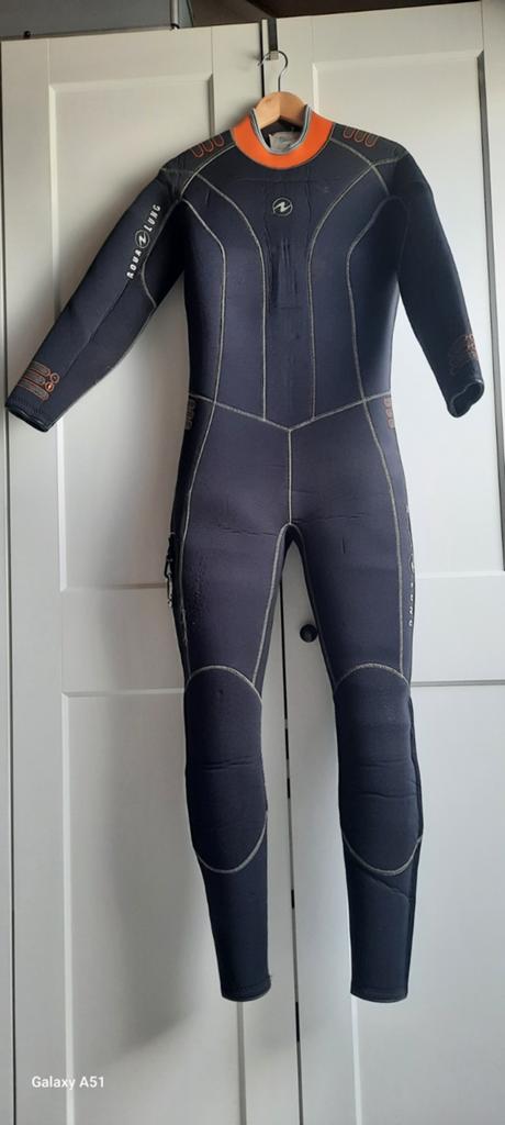 Aqualung Duikpak/Wetsuit 7mm high density (semi droog), Watersport en Boten, Wetsuit, Gebruikt, Aqua Lung, Ophalen of Verzenden