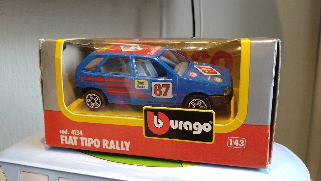 Bburago Fiat FIAT TIPO RALLY Blue 1/43 1988 nieuw, Ophalen of Verzenden, Nieuw, Auto, Overige merken