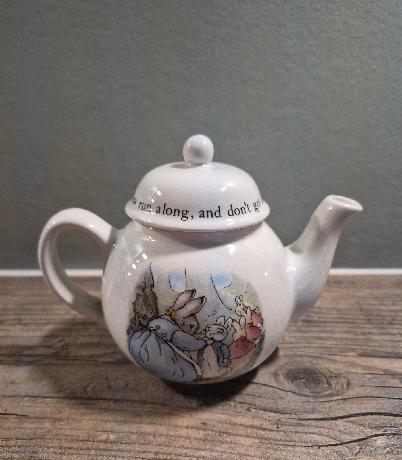 Beatrix Potter Pieter Konijn kinder theepotje, Ophalen of Verzenden