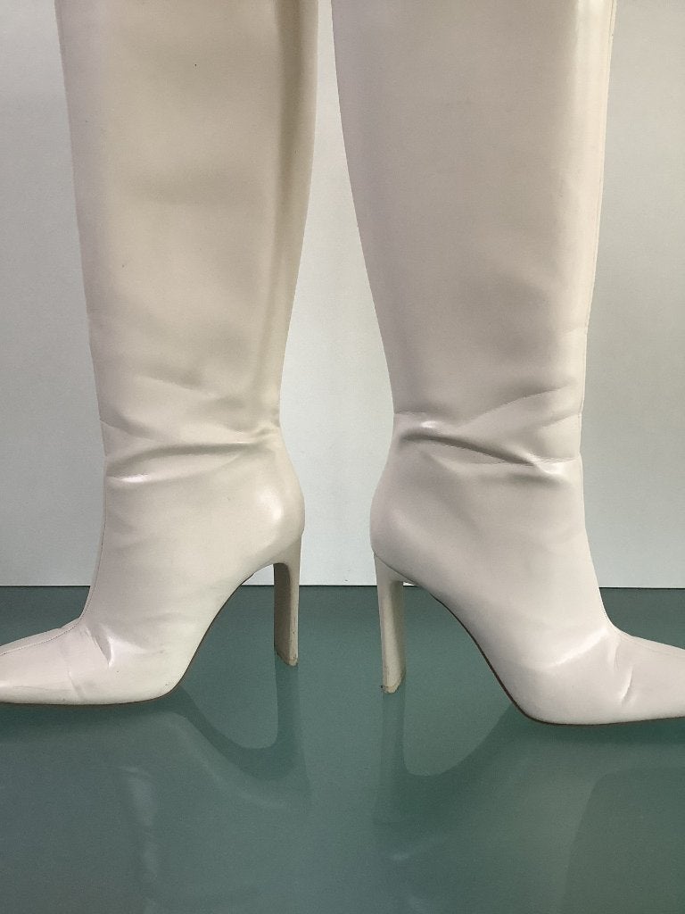 Beige stiletto laarzen 40 | Gratis verzenden, Hoge laarzen, Verzenden, Beige, Zo goed als nieuw