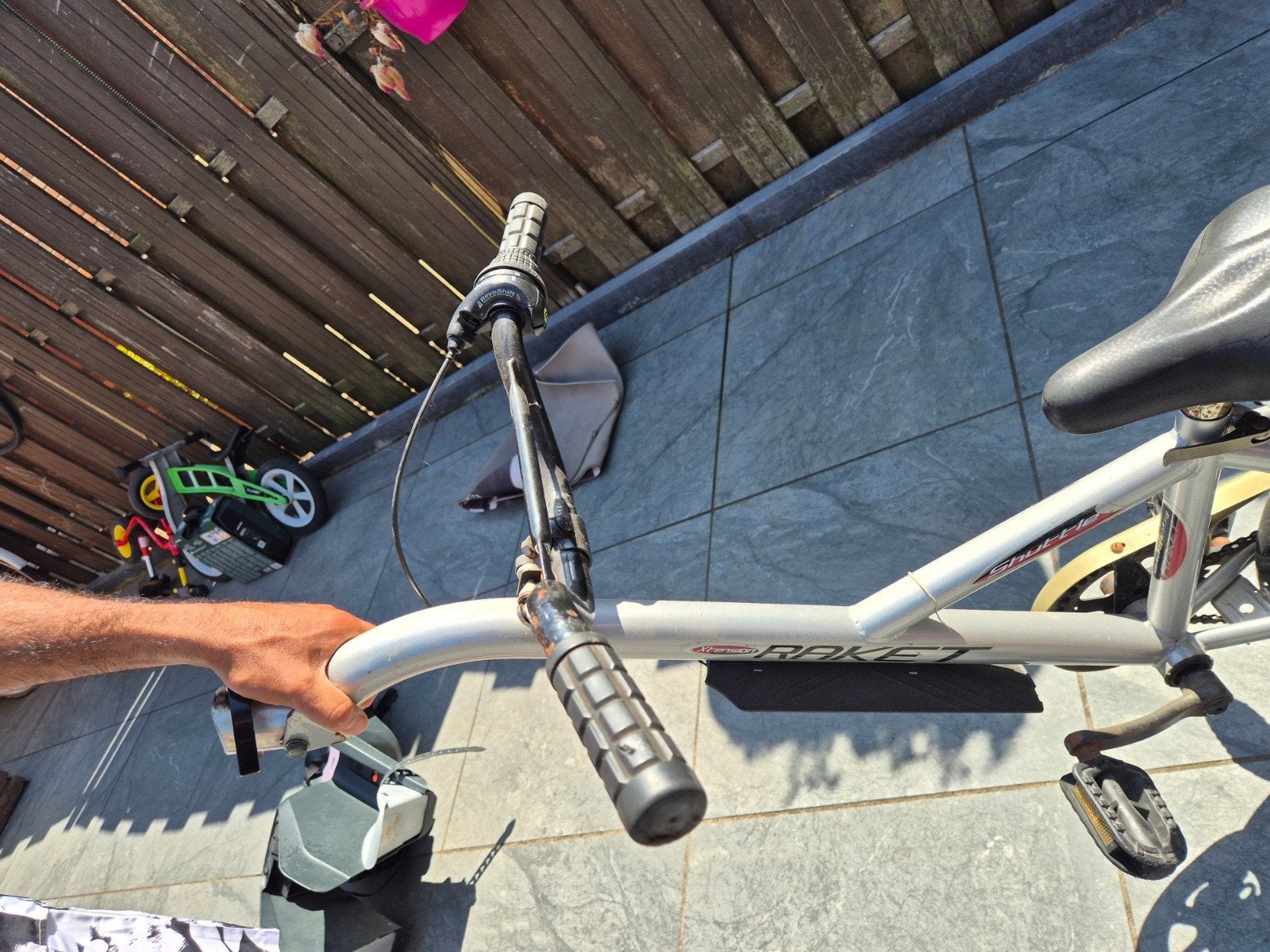 Kinderfiets 20 inch met bagagedrager, 20 inch of meer, Gebruikt, Velgrem, Ophalen of Verzenden