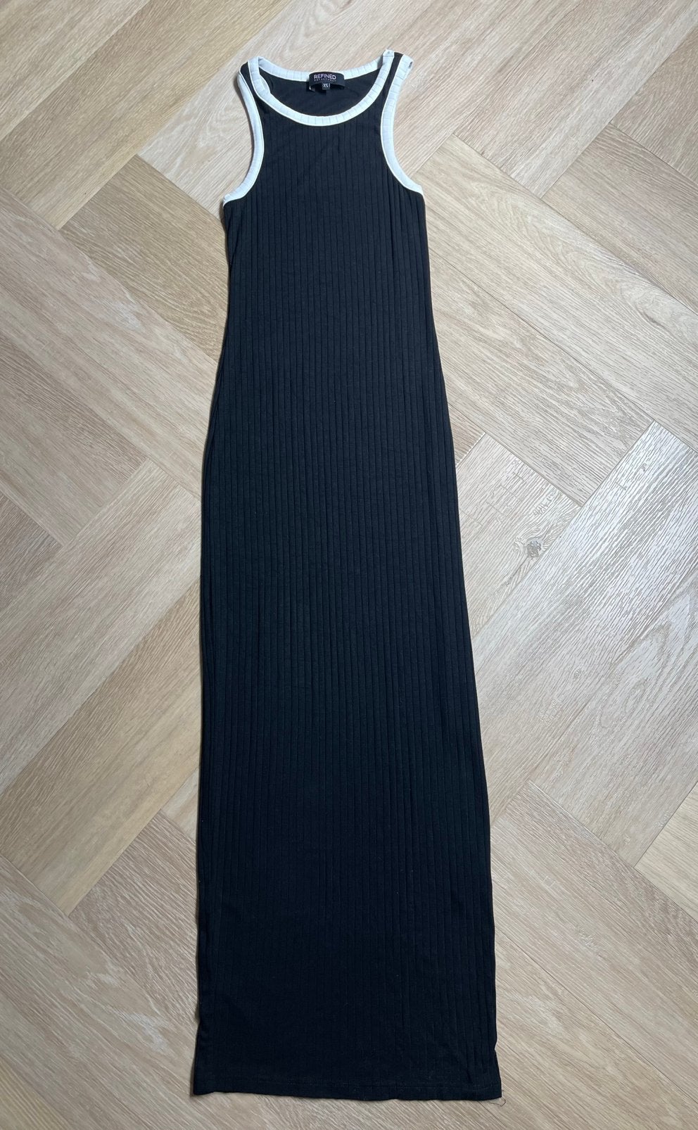 Refined department jurk XS, Zwart, Ophalen of Verzenden, Zo goed als nieuw, Maat 34 (XS) of kleiner