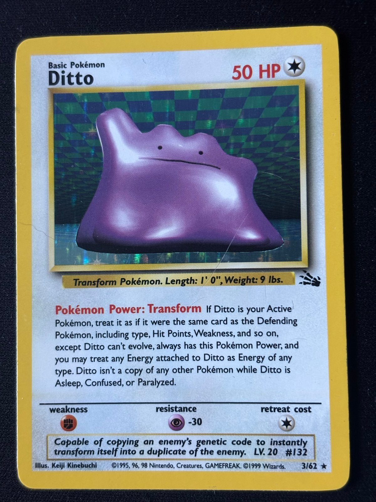 Ditto - Fossil, Ophalen of Verzenden, Gebruikt, Losse kaart, Foil