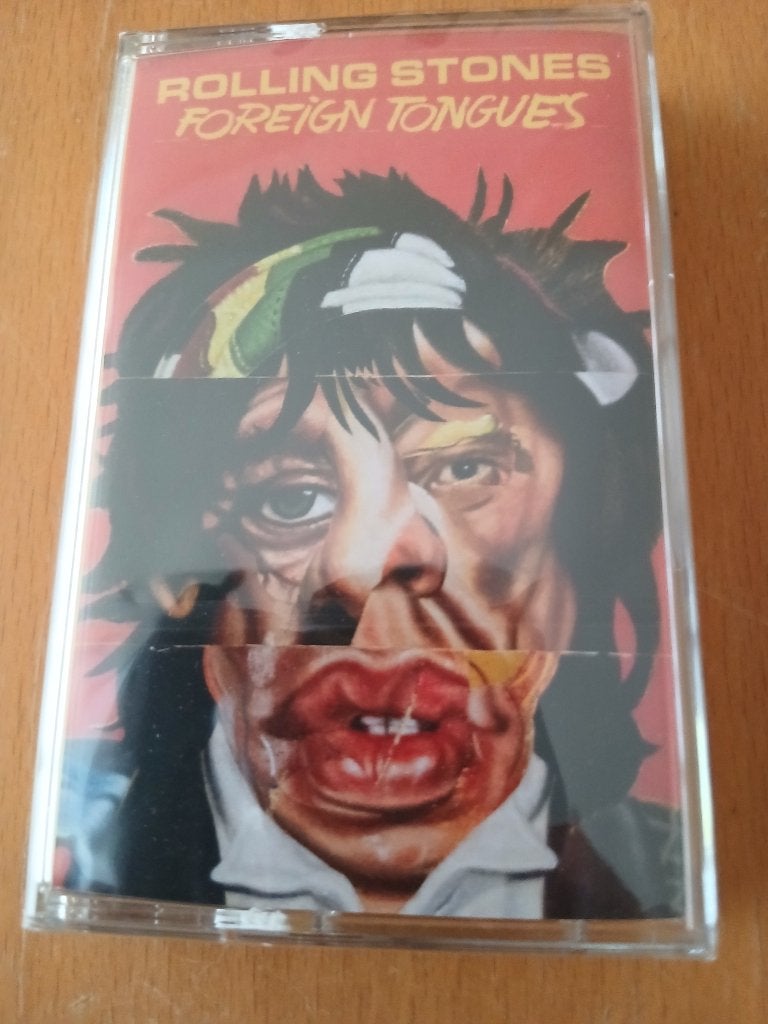 Rolling Stones foreign tongues cassette bandje, Cd's en Dvd's, Cassettebandjes, 1 bandje, Ophalen of Verzenden, Origineel, Nieuw in verpakking
