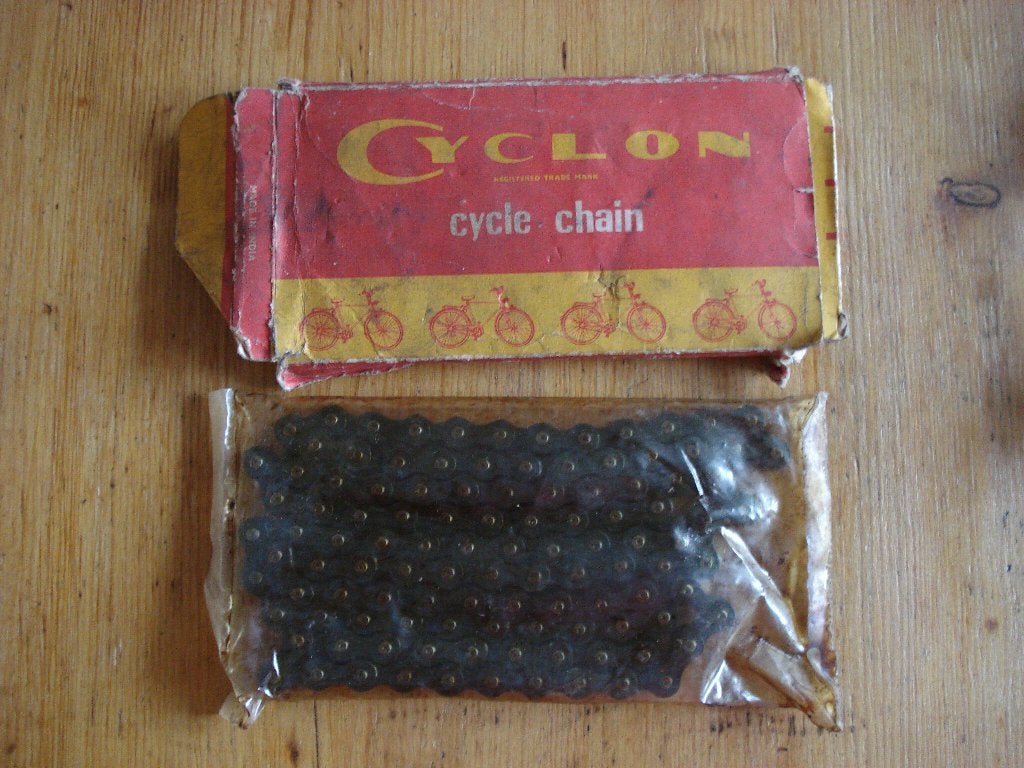vintage fiets fietsketting Cyclon oldtimer verzenden, Ophalen, Zo goed als nieuw, Derailleur of Ketting, Overige merken