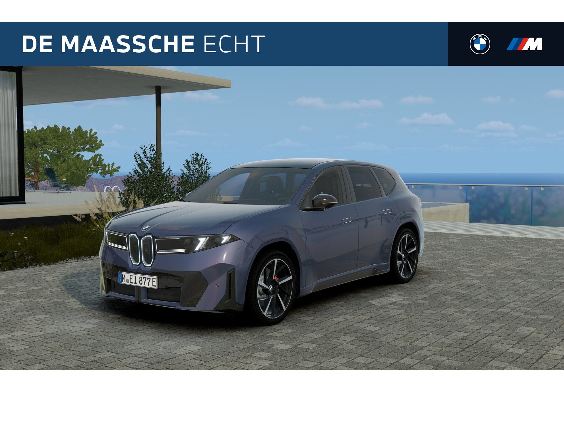 BMW iX3 40 eDrive M Sport / Panoramadak / Trekhaak / M Sport, Automaat, Achterwielaandrijving, Zwart, Leder