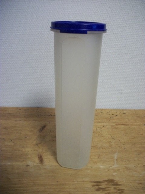 Tupperware Spaghettibus ( blauw deksel ), Ophalen of Verzenden, Gebruikt, Blauw, Overige typen
