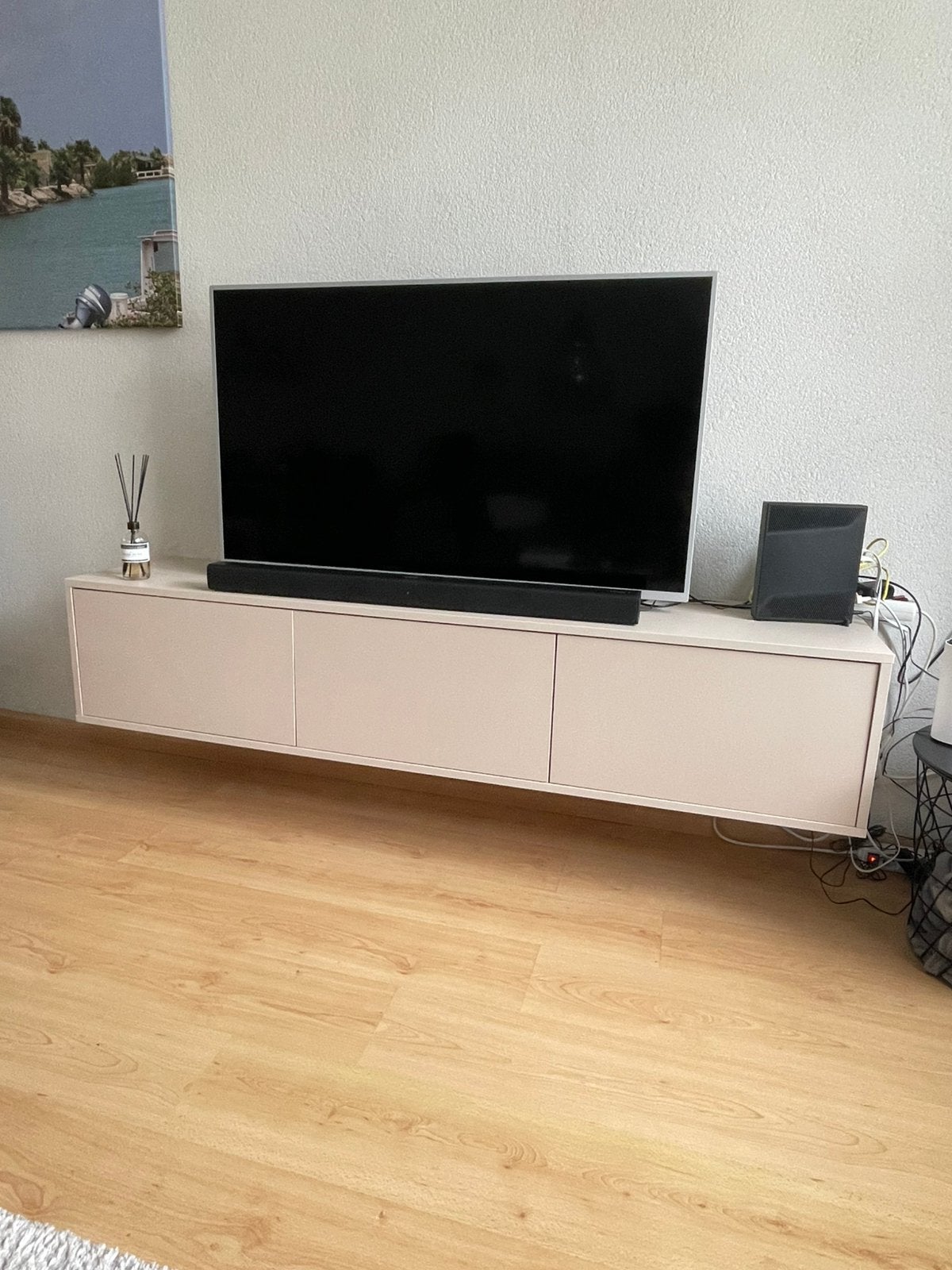 TV-meubel Urban Japandi Beige – 180 cm (gloednieuw), Ophalen, Nieuw