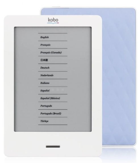 Kobo Touch eReader 6 Wi-Fi zgan WitBlauw, Computers en Software, E-readers, Zo goed als nieuw, 6 inch of minder, 4 GB of minder