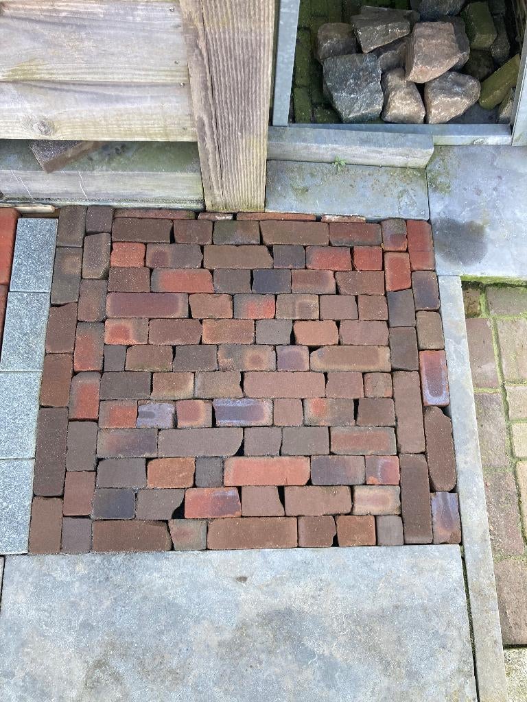 Nieuw gebakken dikformaat 7-duimertjes wisselende lengtes, Keramiek, Klinkers, Nieuw, DeStenenMan