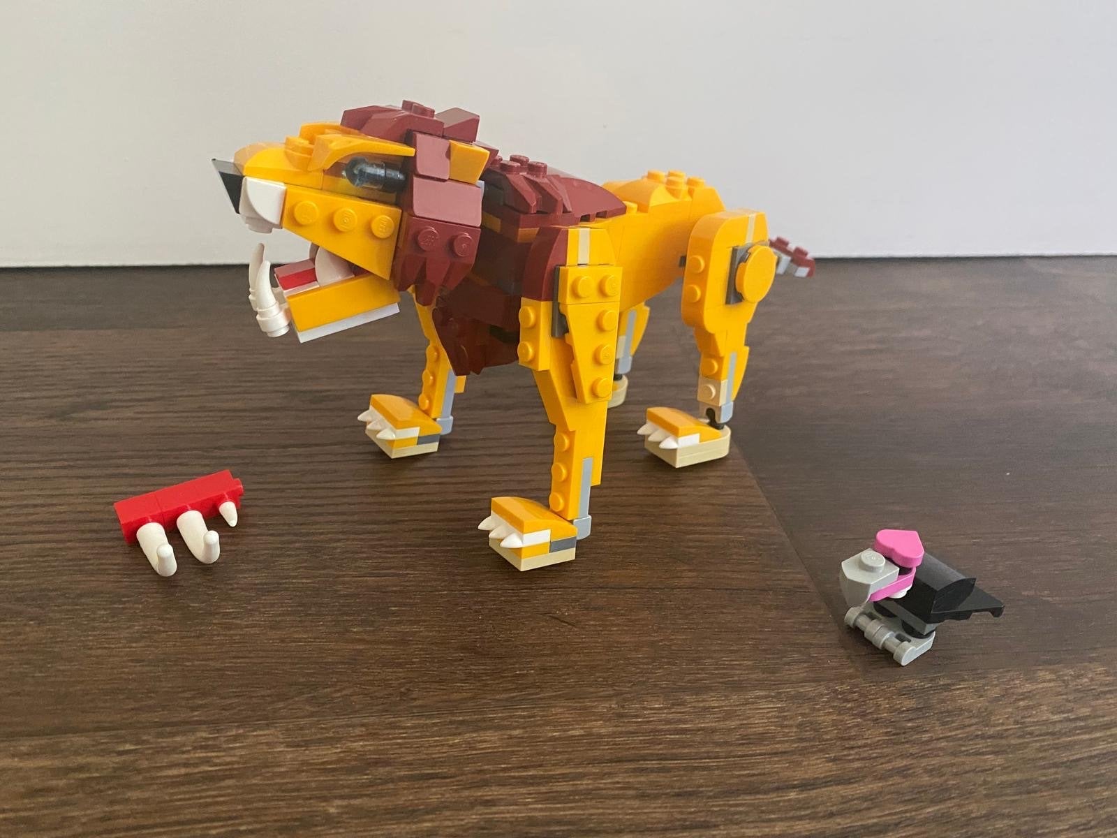 LEGO Creator 31112 Wilde Leeuw 3-in-1, Ophalen of Verzenden, Zo goed als nieuw, Overige merken