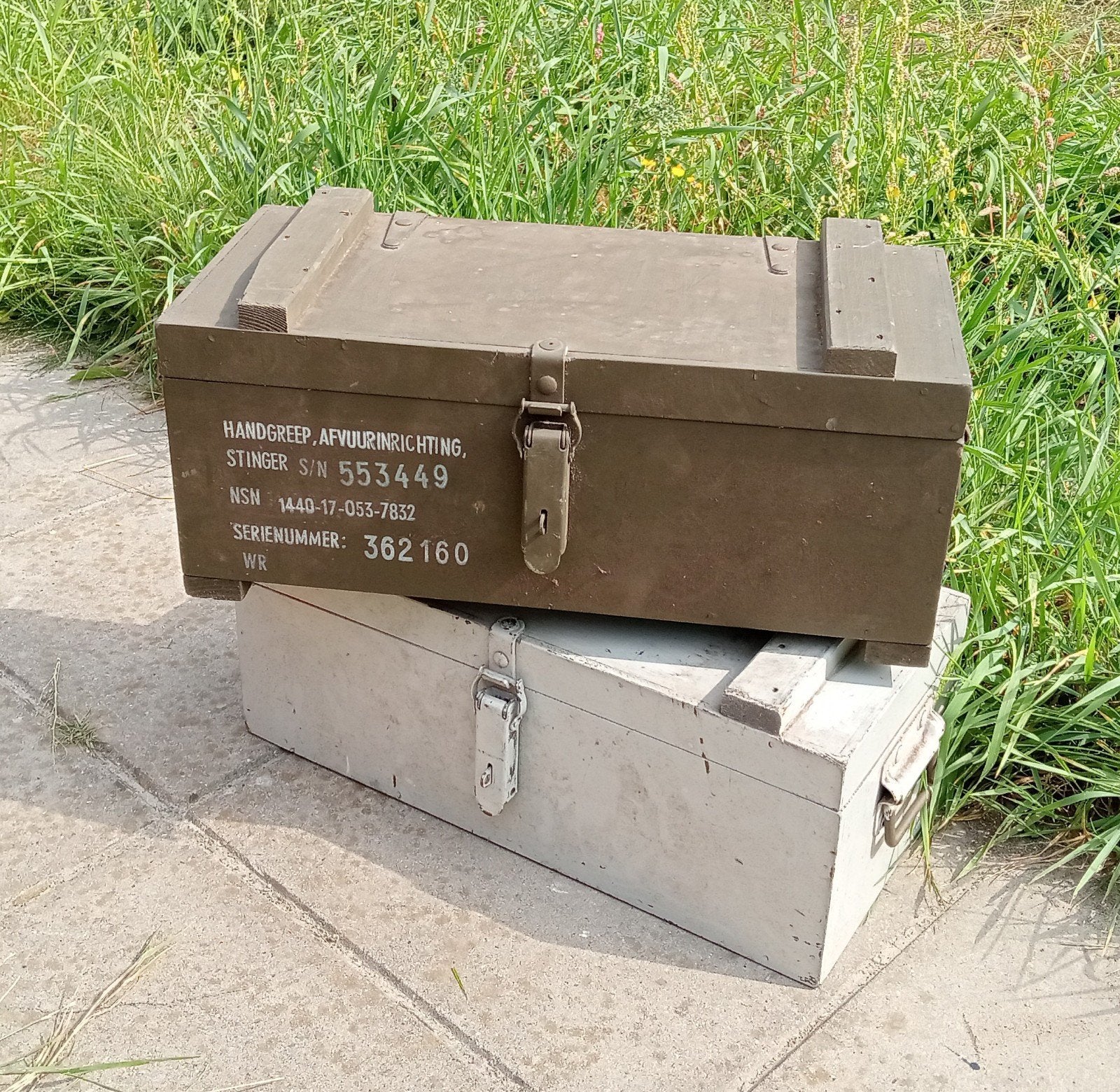 Div legerkisten / opbergkisten, Ophalen, Landmacht, Nederland