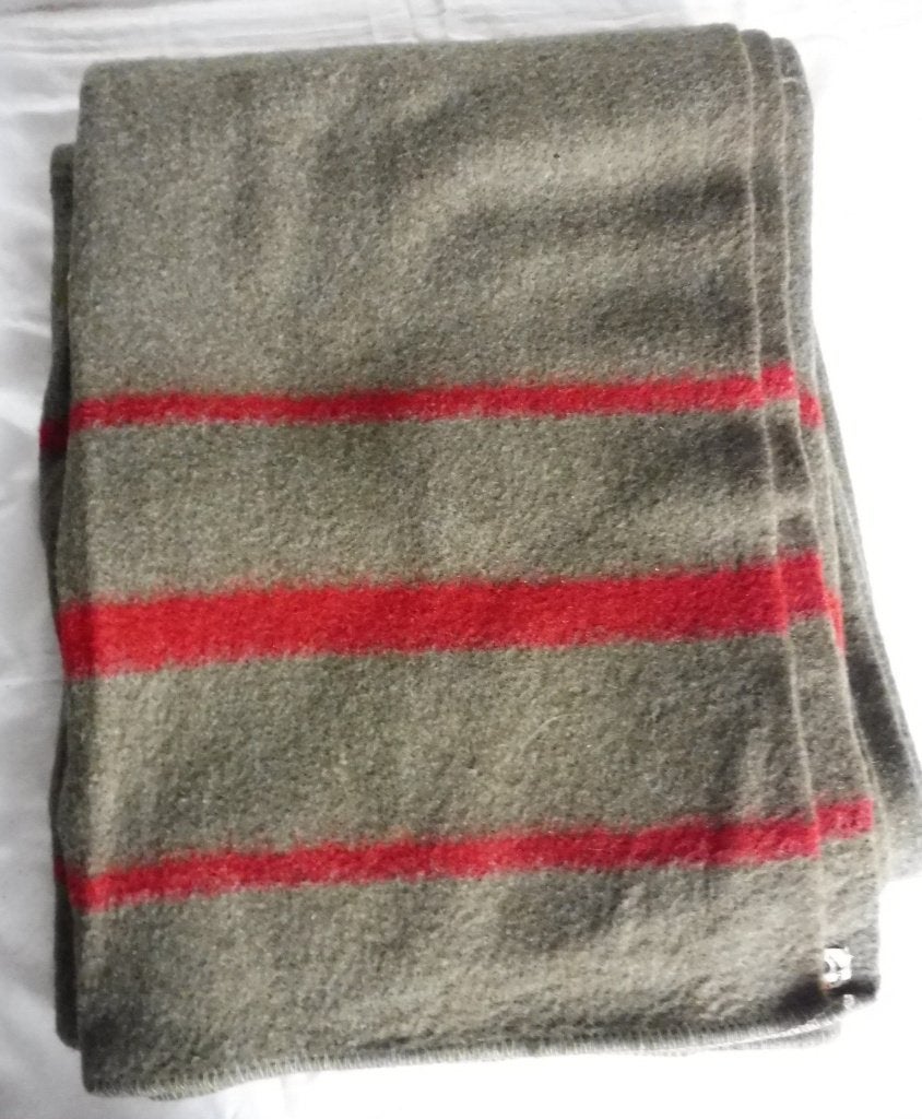 Gloednieuwe Wollen Militaire deken Wol Marine 165 x 220, Ophalen, Nieuw