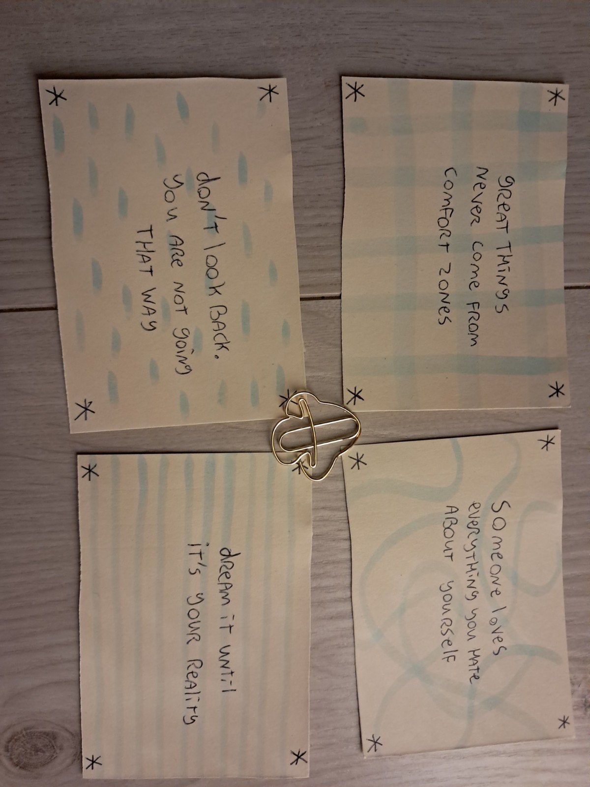 Foto 2 van Handgemaakte inspiratiekaarten met motiverende quotes