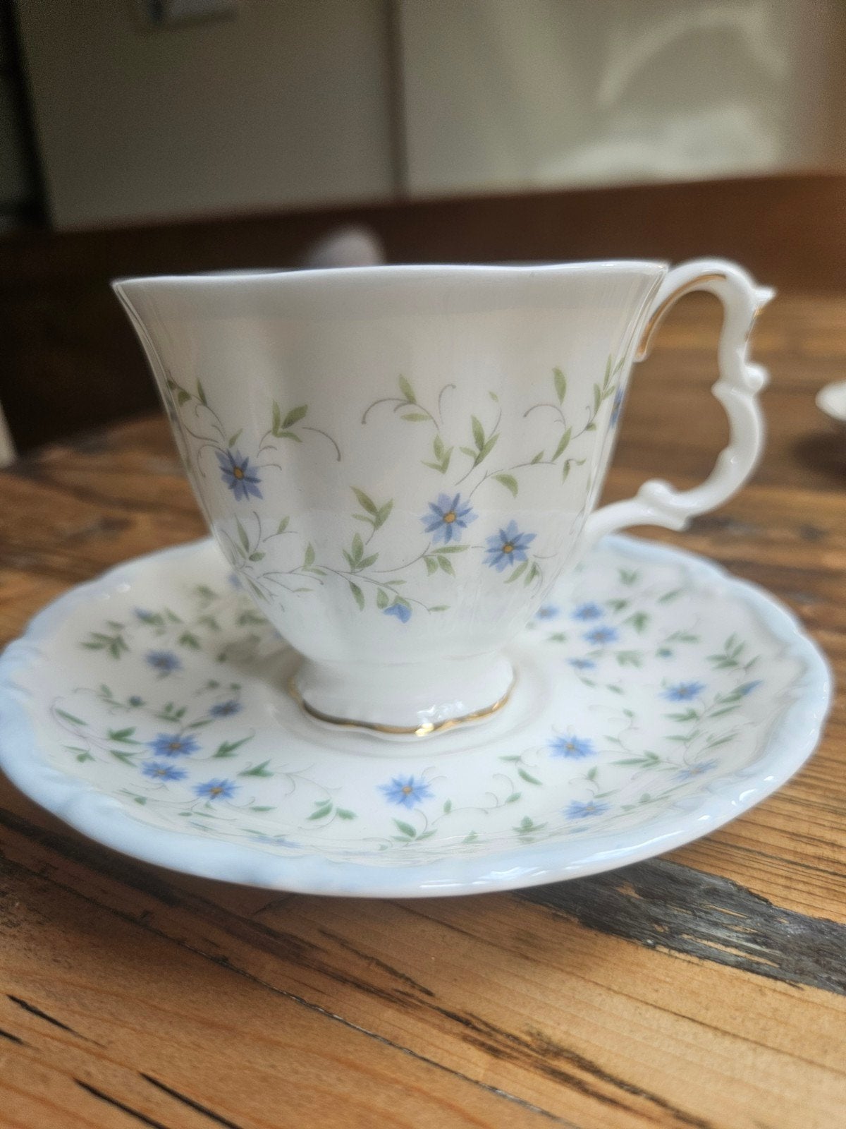 Royal Albert "Caroline" kop en schotel – Vintage 1979 (gaaf), Ophalen