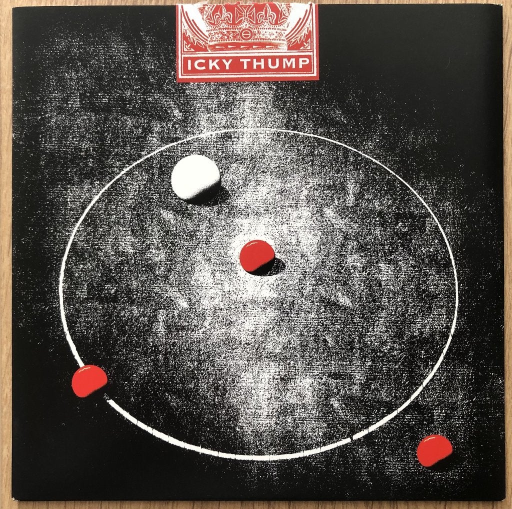 The White Stripes – Icky Thump 7" single met raamsticker, Ophalen, 7 inch, Promo, Zo goed als nieuw