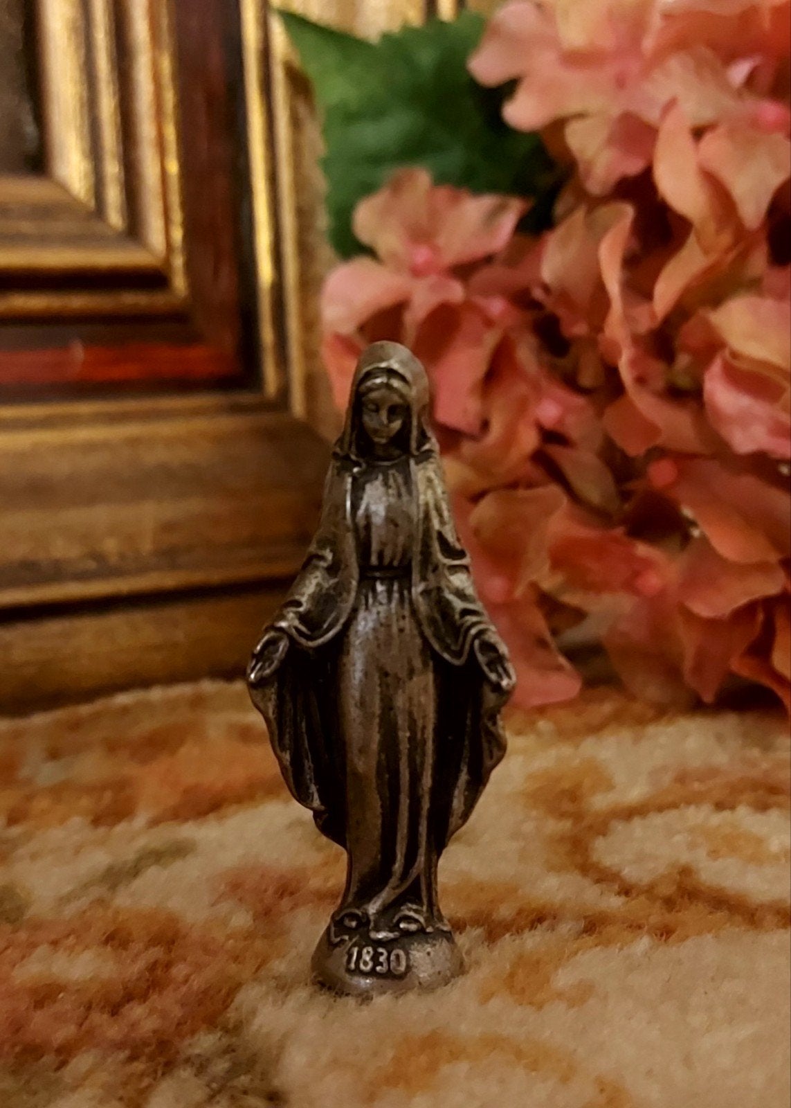 Prachtig! Oud Mariabeeldje 1830 wonderdadig, Ophalen of Verzenden