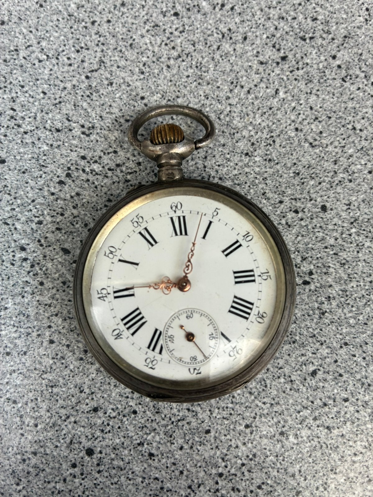 Antiek zilveten zakhorloge, Ophalen of Verzenden, Zilver, Overige merken