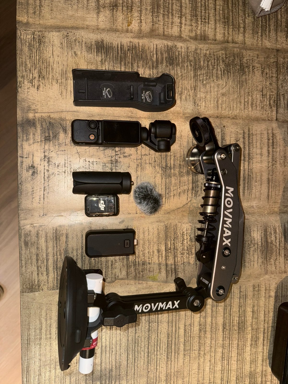 DJI Osmo pocket 3 Creator Combo met carmount, Overige merken, Zo goed als nieuw, Full HD, Geheugenkaart