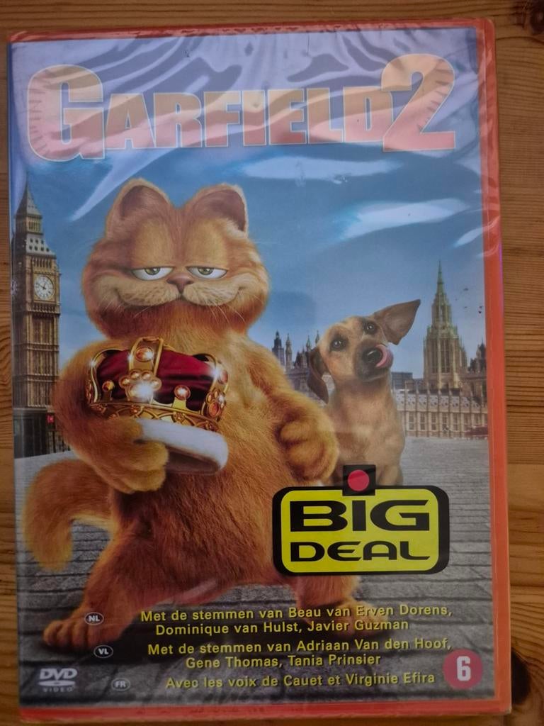 Garfield 2 DVD - Nieuw in verpakking, Alle leeftijden, Ophalen of Verzenden, Komedie, Nieuw in verpakking