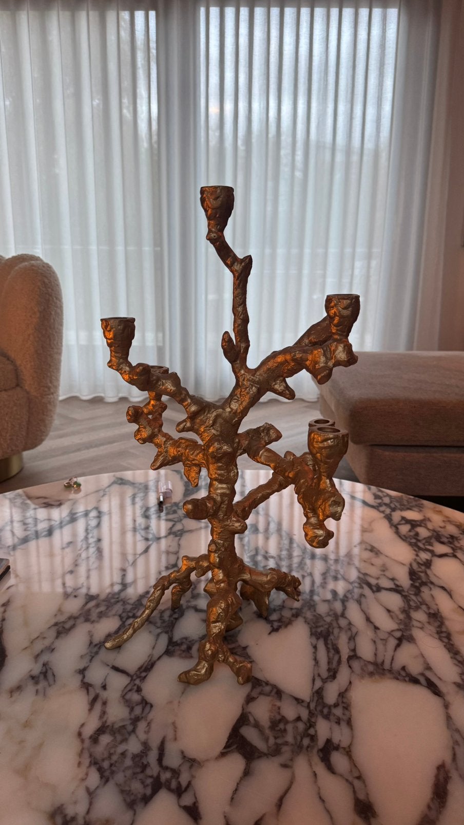 Nieuwe Pols Potten Appletree kandelaar Large, Huis en Inrichting, Ophalen, 53 cm, Nieuw, Metaal