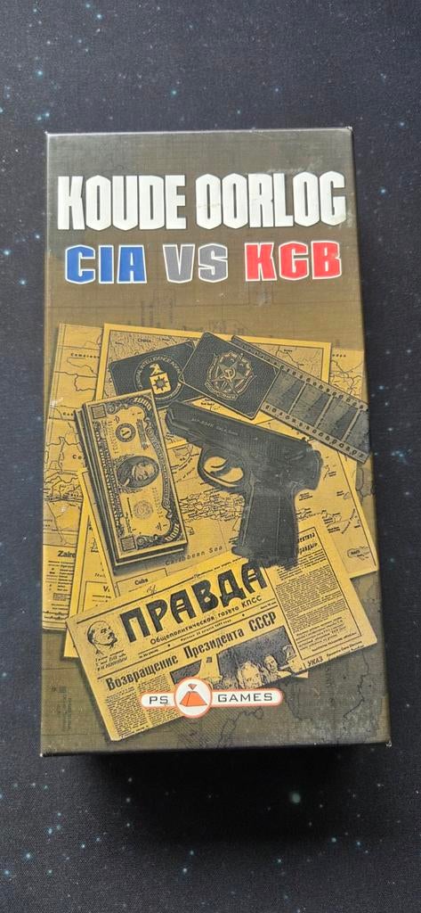 Koude Oorlog: CIA vs KGB Bordspel PS Games, Hobby en Vrije tijd, Gezelschapsspellen | Bordspellen, Ophalen of Verzenden, Gebruikt