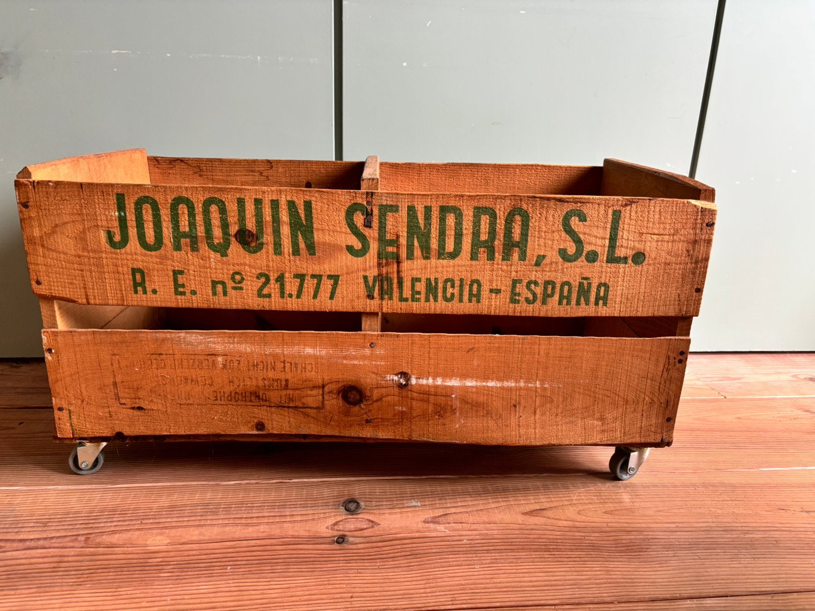 Vintage sinaasappelkisttje/ boekenstandaard/opbergkastje, Huis en Inrichting, Ophalen, Zo goed als nieuw, 50 tot 100 cm, Minder dan 50 cm