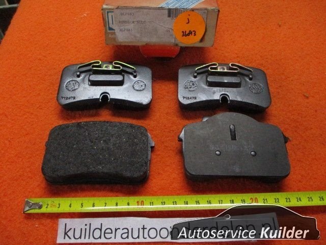 Remblokken voorzijde Audi C4 S4 Turbo Quattro V8 Quattro 368, -, Nieuw, -, -