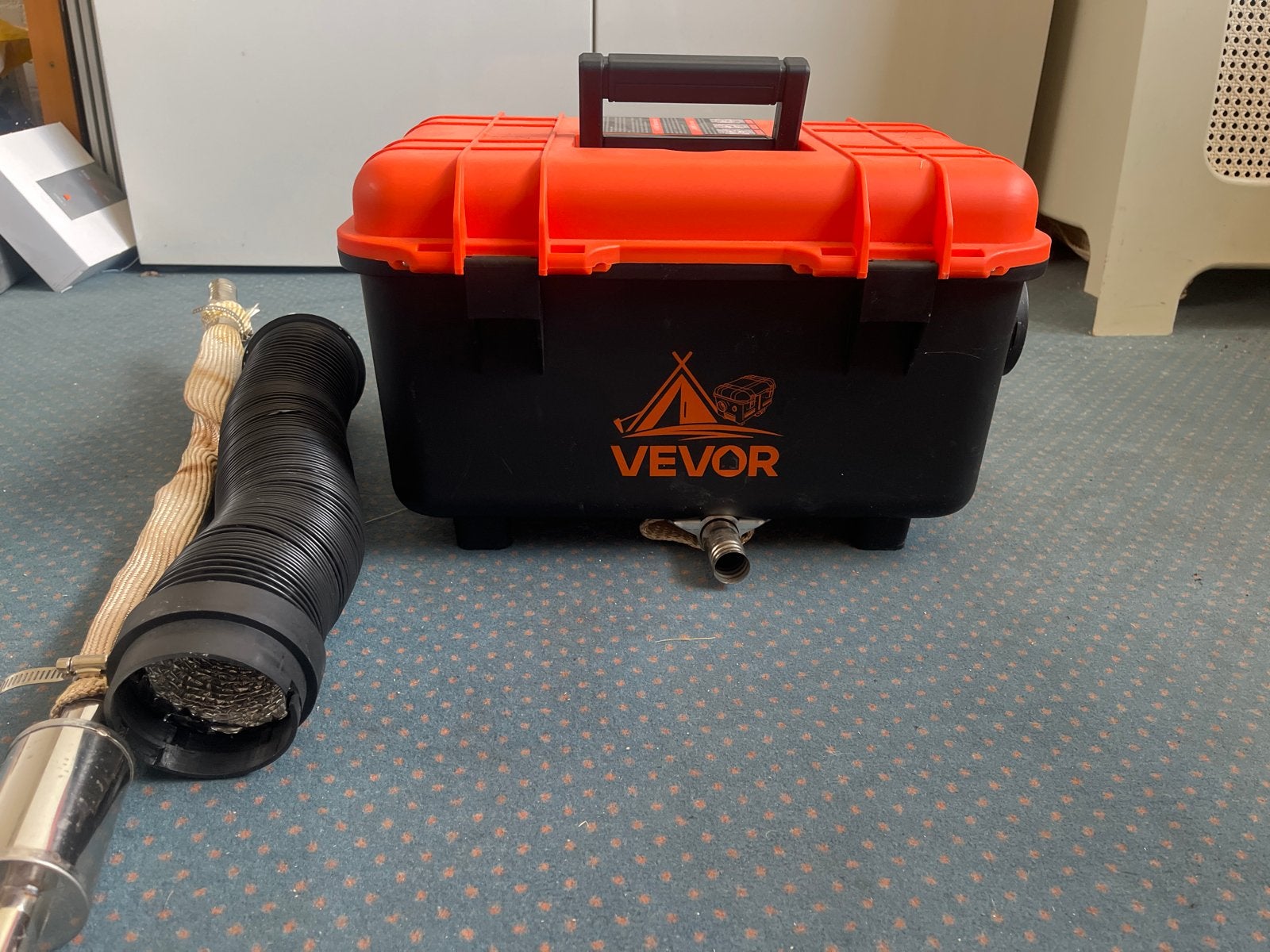 Vevor Dieselkachel 8kw voor Kamperen of Werkplaatsverwarming, Caravans en Kamperen, Ophalen, Zo goed als nieuw