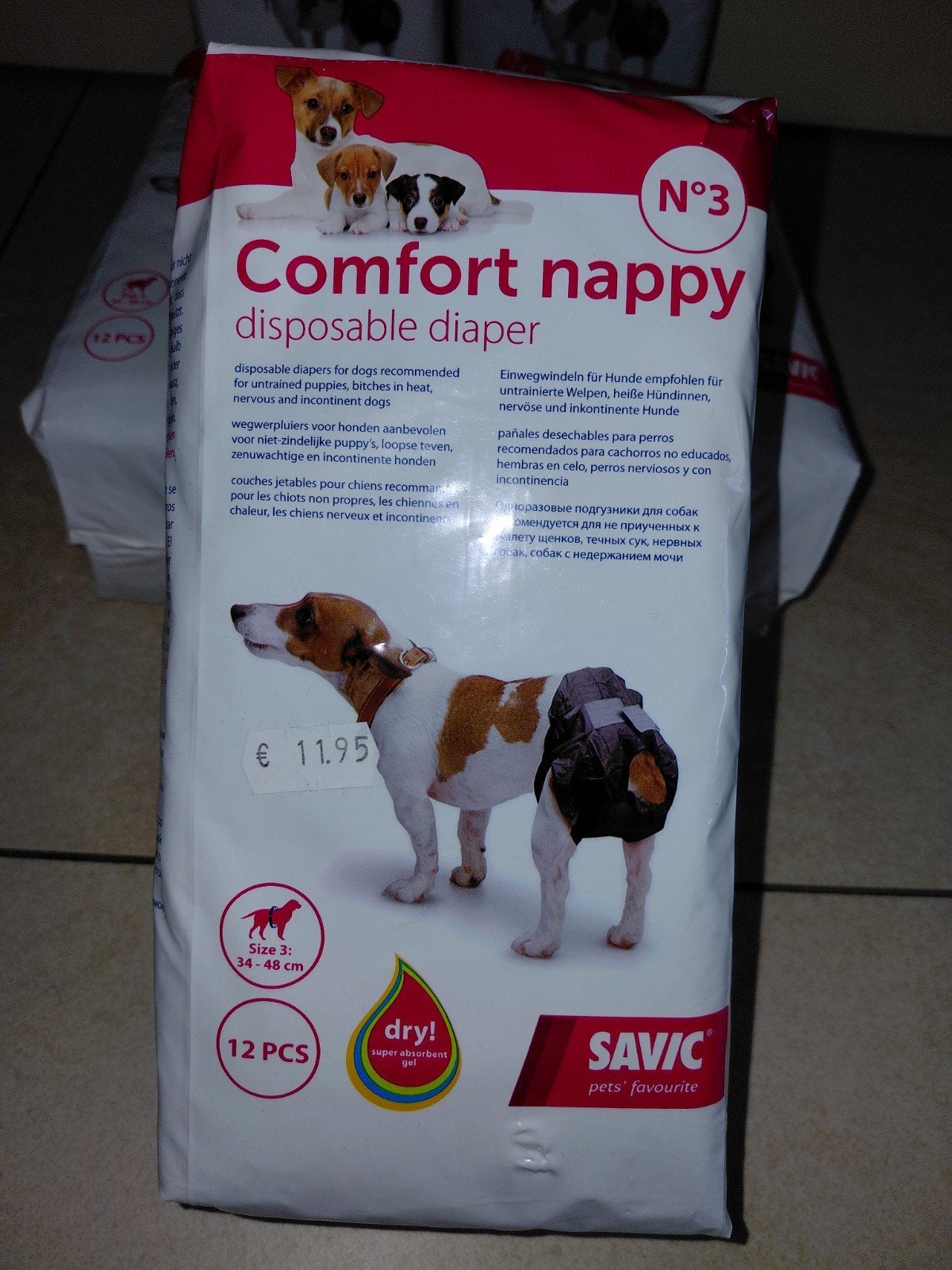 Savic honden wegwerpluiers, Ophalen of Verzenden, Nieuw