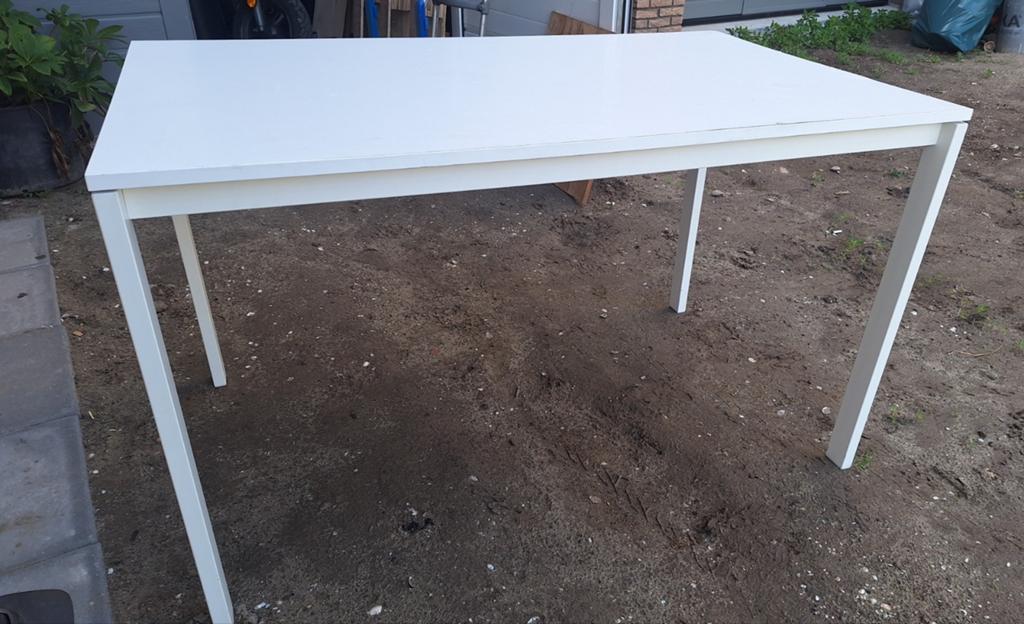 Tafel 125*75 cm, Ophalen, Gebruikt, 100 tot 150 cm, 50 tot 100 cm