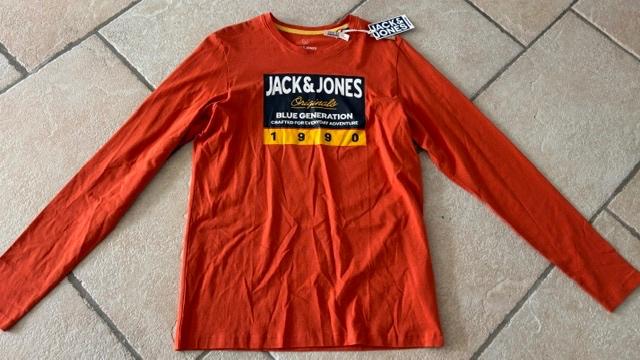 Jack & Jones longsleeve shirt maat 176 oranje nieuw, Ophalen of Verzenden, Nieuw, Jongen of Meisje, Shirt of Longsleeve