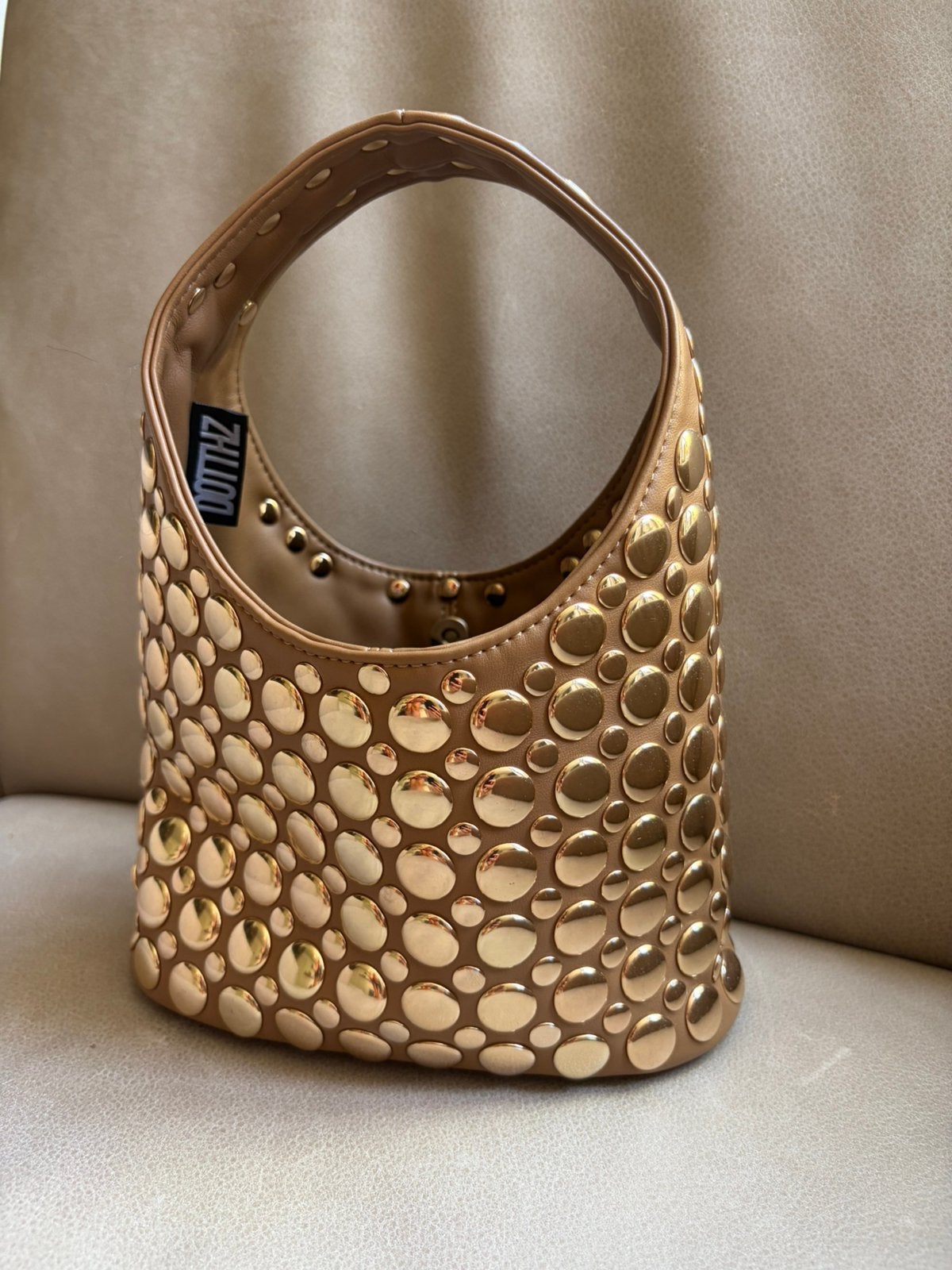 Dotthz bag the chloe studded tas studs, Ophalen of Verzenden, Zo goed als nieuw, Handtas