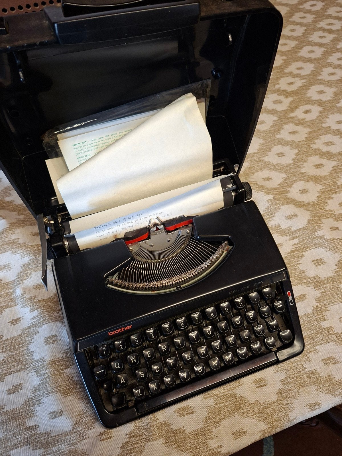 Oude Brother typmachine, Diversen, Typemachines, Ophalen of Verzenden