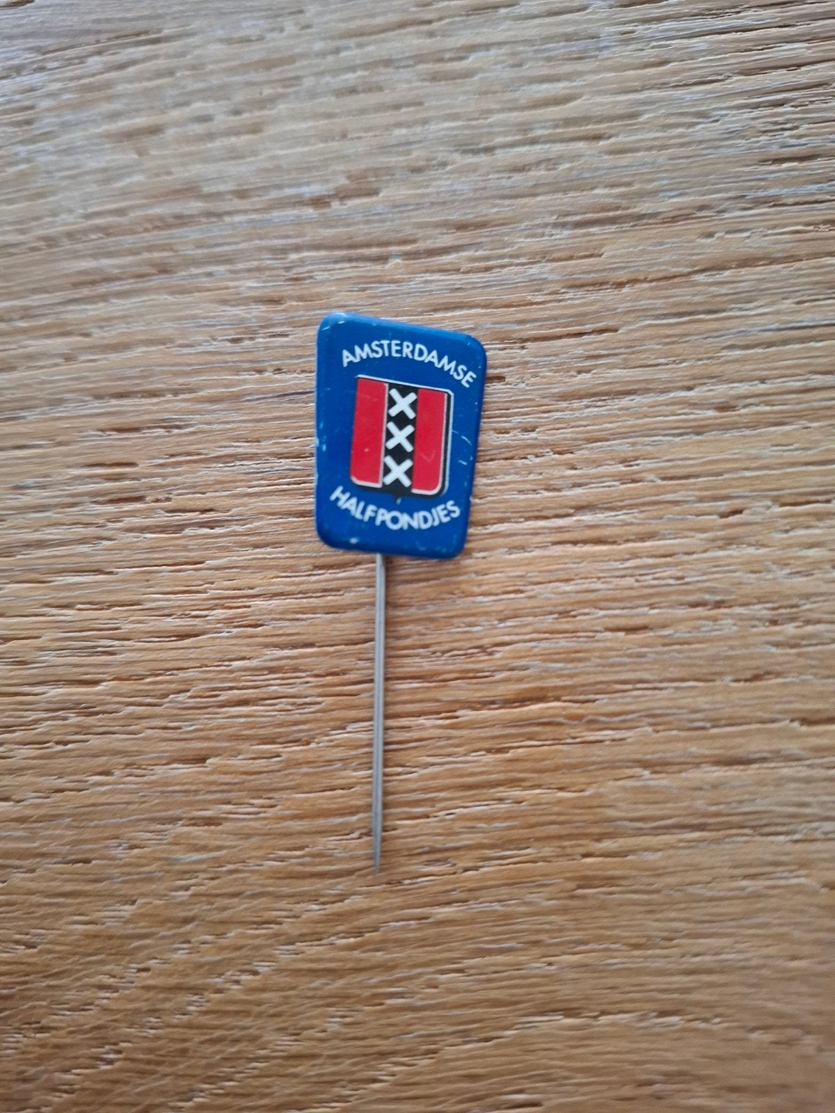Vintage speldje prikker pin Amsterdamse halfrondjes, Ophalen of Verzenden