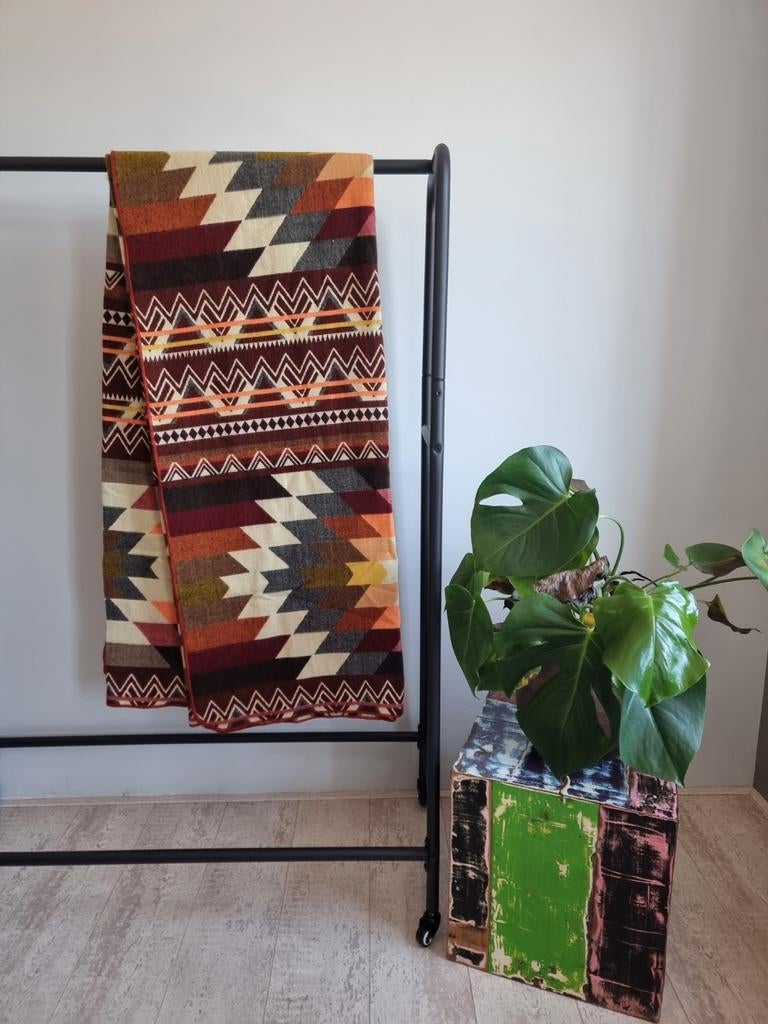 Alpaca wollen plaid/deken uit Zuid-Amerika, Ophalen of Verzenden