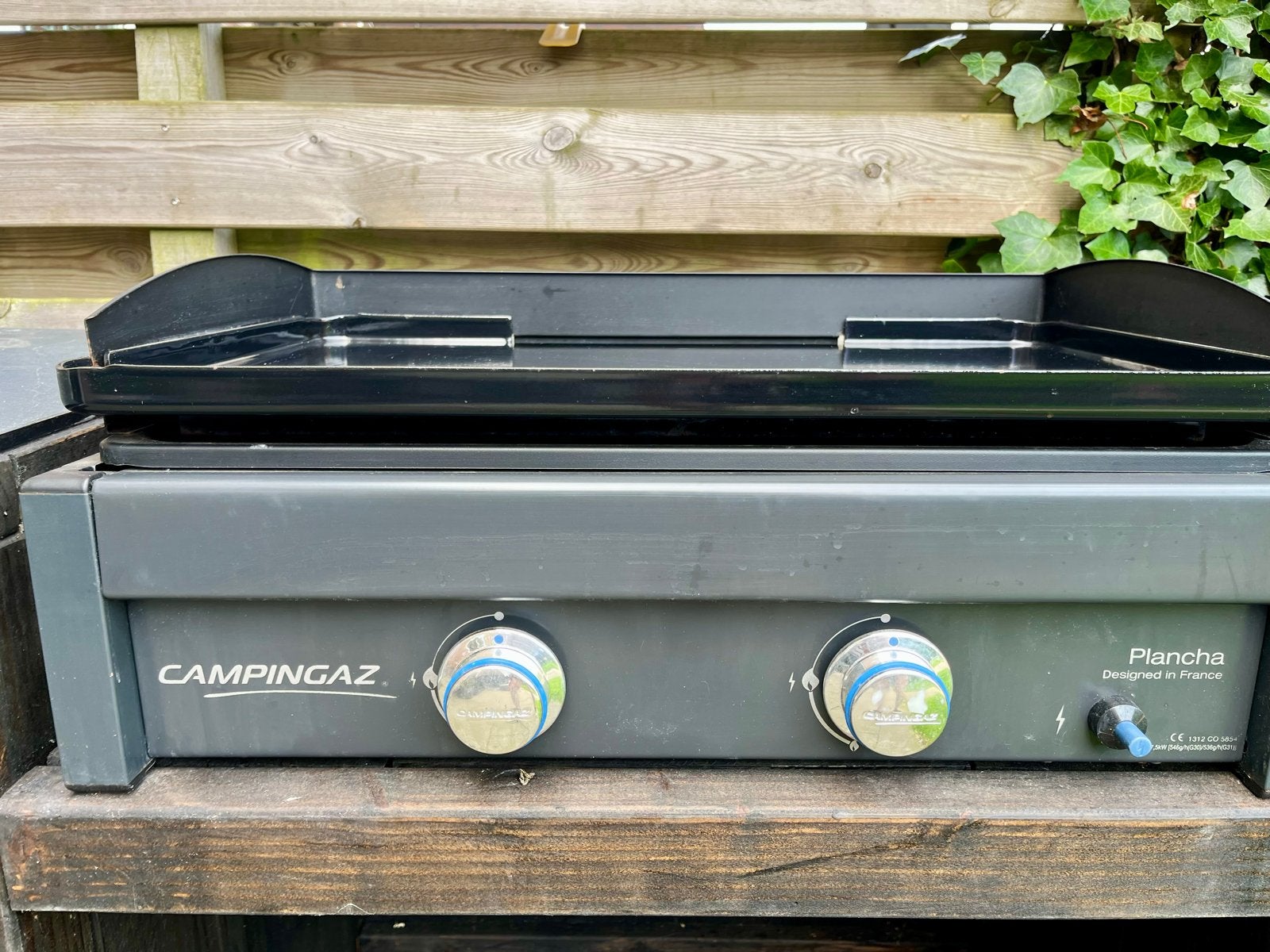 Campingaz Plancha grill met 2 branders, Ophalen, Gebruikt