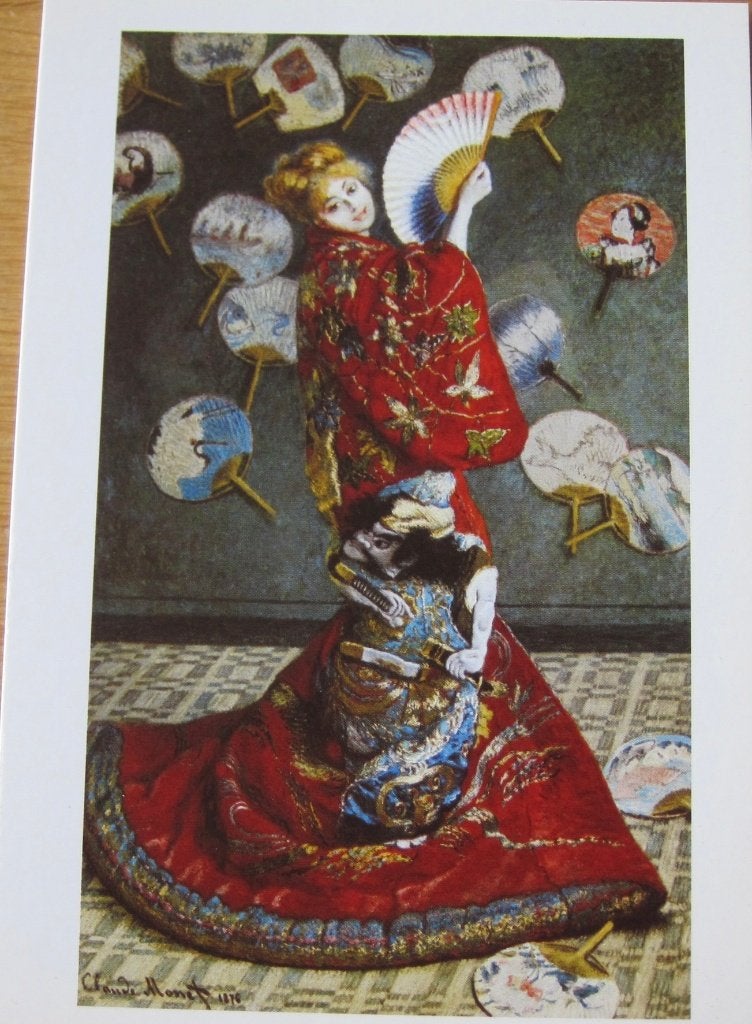 Claude Monet - mevrouw Monet in Japanse kleding - nieuw, Ophalen of Verzenden, 1980 tot heden, Ongelopen, Overige thema's