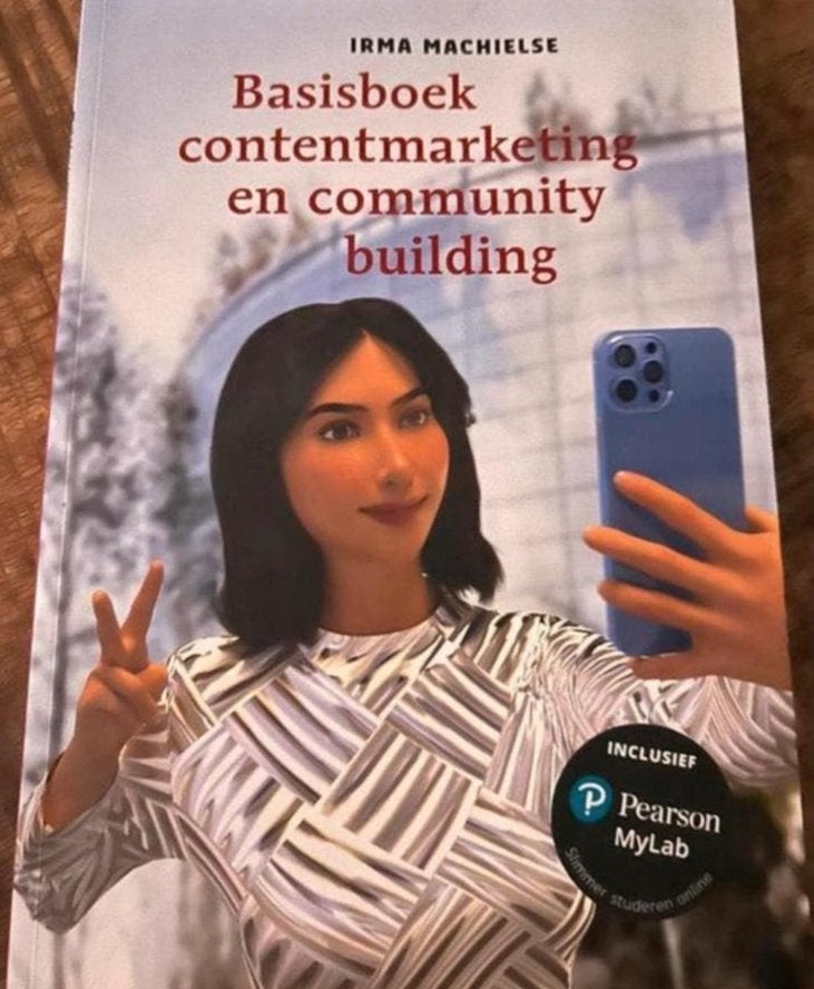 Basisboek Contentmarketing en Community Building + MyLab NL, Ophalen of Verzenden, Zo goed als nieuw