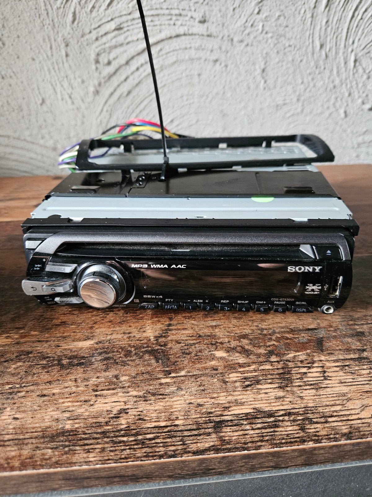 Werkende mooie Sony CDX-GT530UI Autoradio met USB en AUX, Ophalen of Verzenden, Gebruikt
