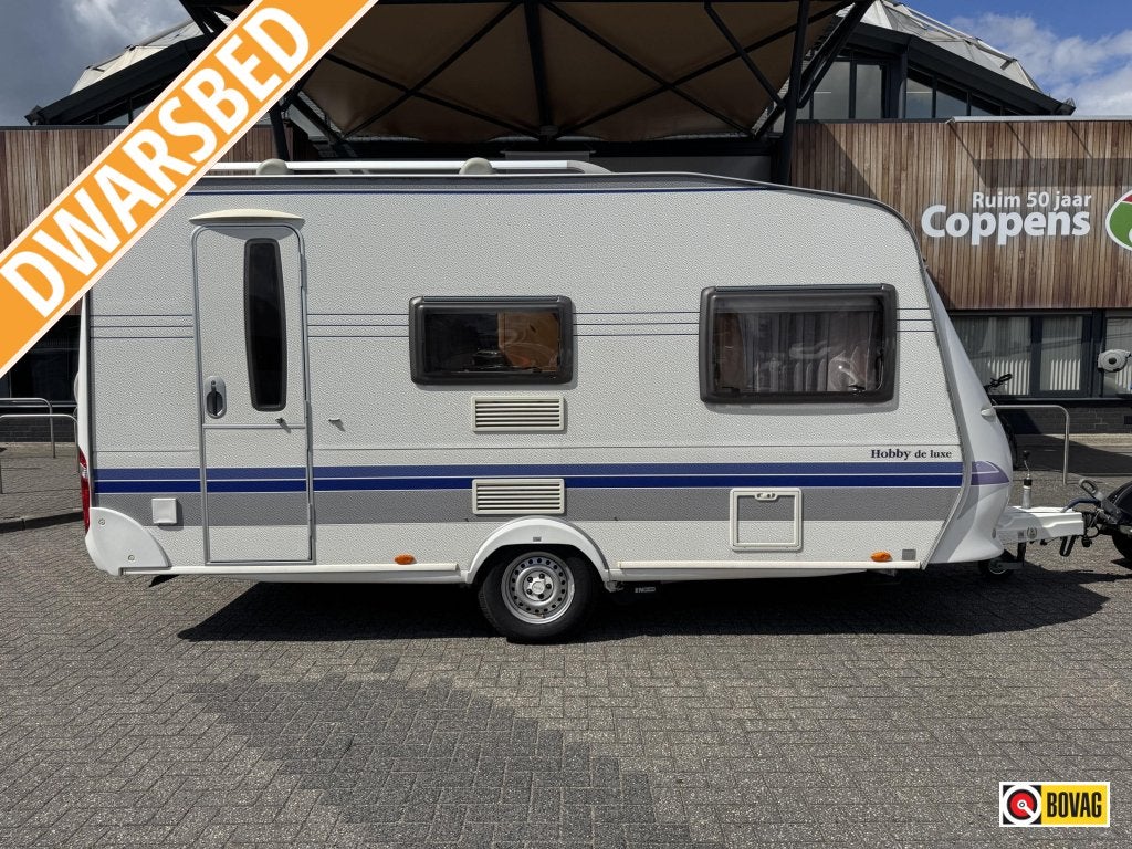 Hobby De luxe Easy 440 SF 2008 MOVER + 240 TENT!!!, Hobby, Bedrijf, Treinzit, 4 tot 5 meter