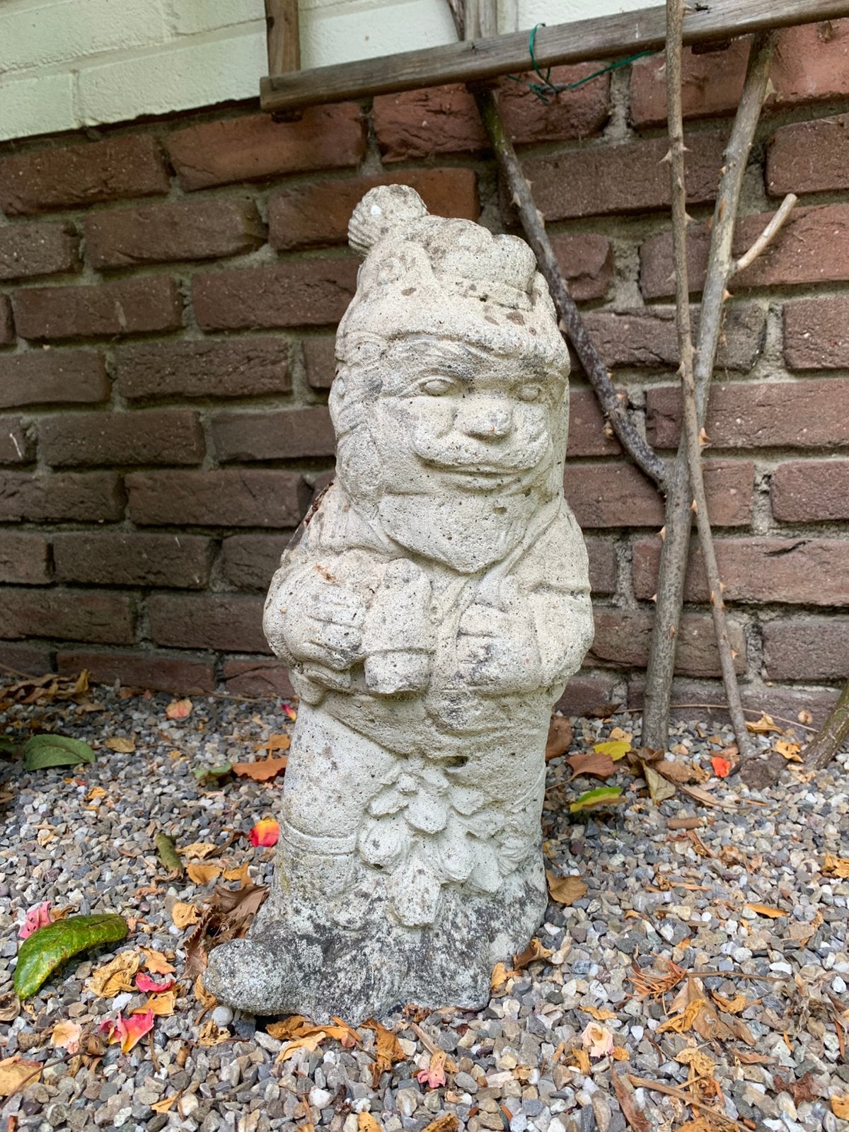 Tuinkabouter 43 cm, Tuin en Terras, Tuinbeelden, Ophalen, Gebruikt, Beton, Tuinkabouter