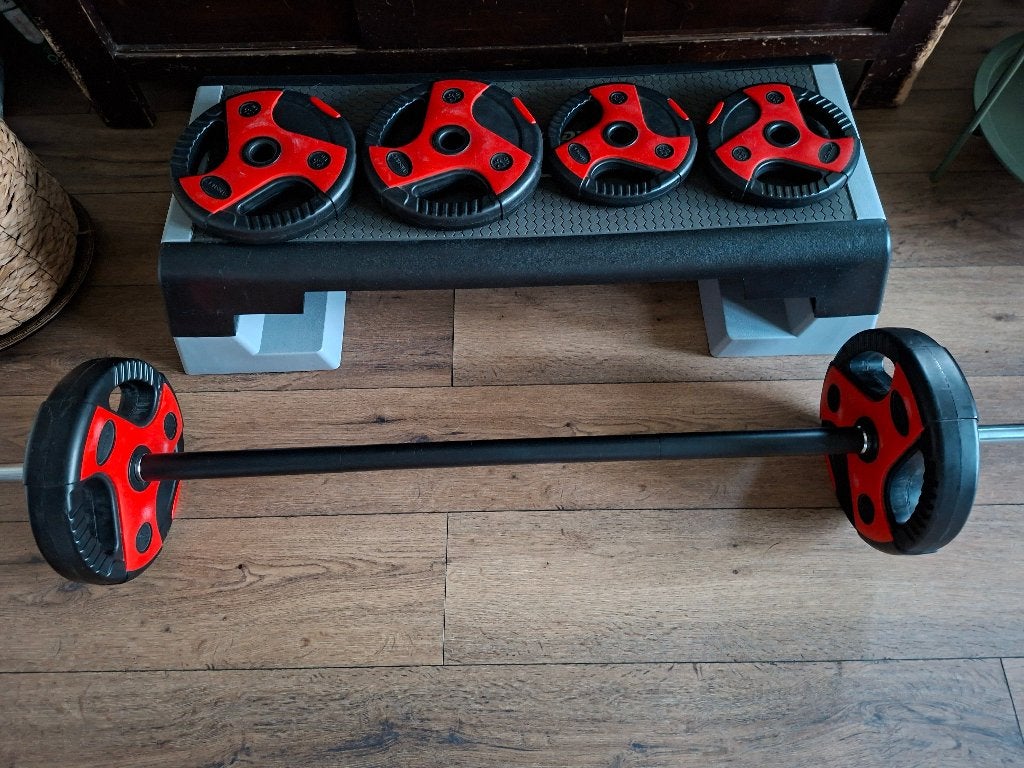 Bodypump set, Ophalen, Gebruikt