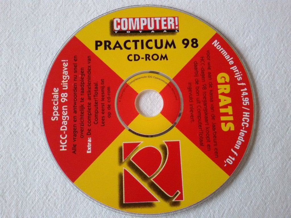 Computer!Totaal Jaartal 1998 Index-CD, Ophalen of Verzenden, 1980 tot heden, Nederland, Tijdschrift